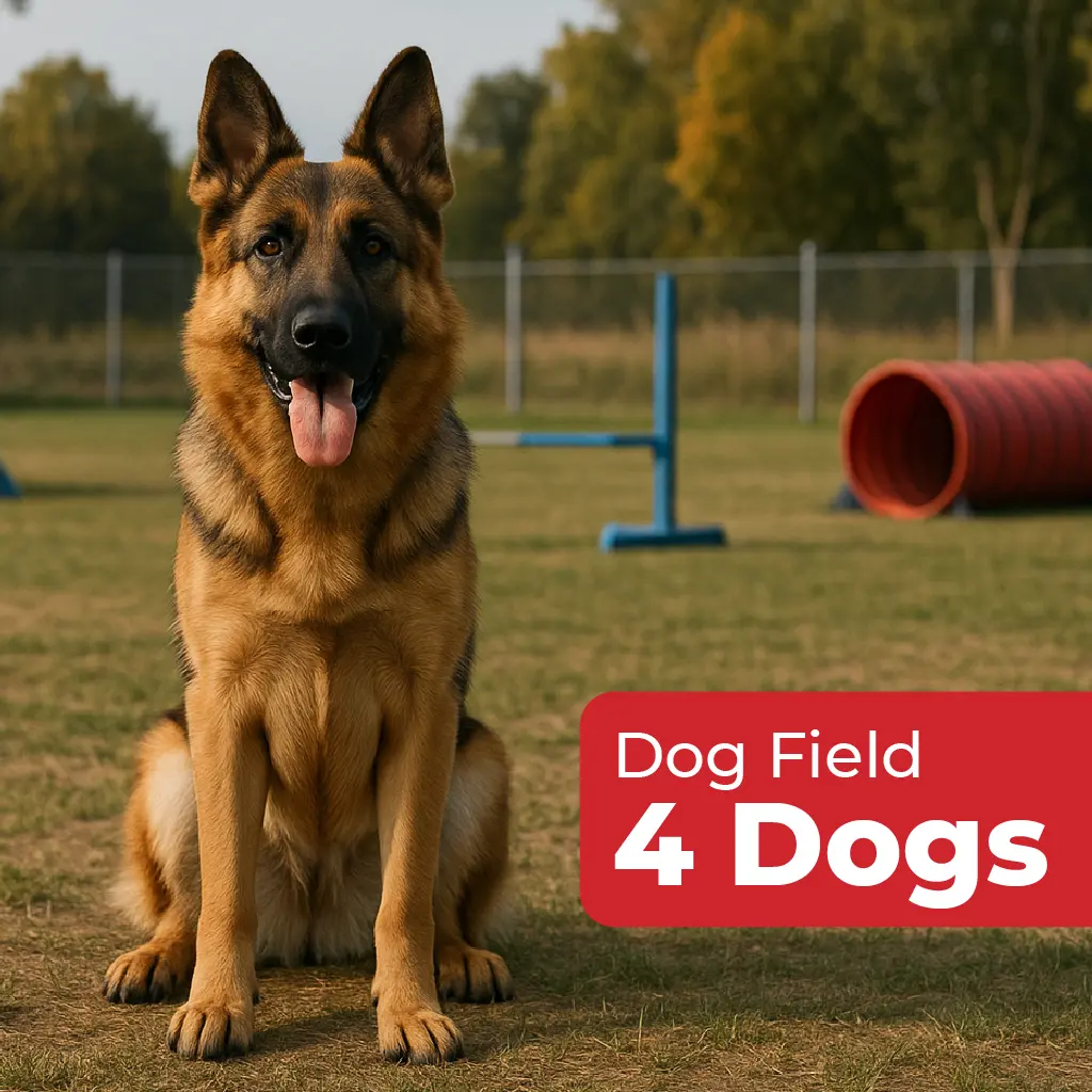 Dog Field - 4 Dogs